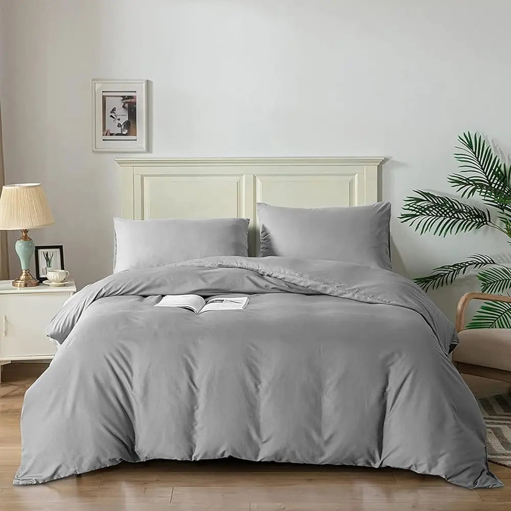 Duvet Cover Set - Soft Microfibre (3-Piece)